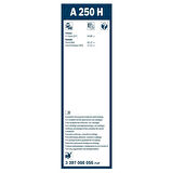 Renault Clio 4 Bosch Arka Silecek 25cm 2012-2019 Rear A250H