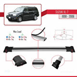 Suzuki XL-7 1998-2006 Arası ile Uyumlu FLY Model Ara Atkı Tavan Barı Gri 3 Adet