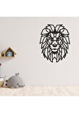 Balp Lazer Kesim MDF Tablo ASLAN Figürlü Dekoratif Otantik Tablo 34cm 41cm