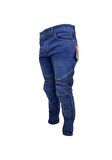 PROSEV P-050 MOTOSİKLET KEVLAR MAVİ KOT PANTOLON