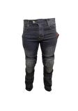 PROSEV P-050 MOTOSİKLET KEVLAR SİYAH KOT PANTOLON