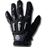 SCOYCO MX14 KORUMALI MOTOSİKLET ELDİVENİ SİYAH