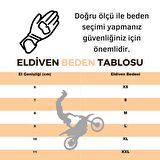 SCOYCO MX14 KORUMALI MOTOSİKLET ELDİVENİ SİYAH