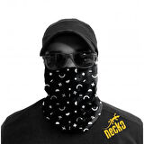 Geometrik Desen Maske 4 Mevsim Motosiklet ve Outdoor Bandana - Balaklava DN0378