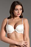 Kadın Push-Up Çift Dolgulu Beyaz Sütyen 33703501