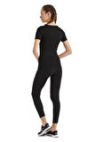Kadın Kısa Kol Level 1 Siyah Thermal C7T6N2O1