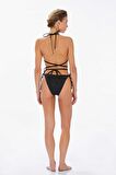 Kadın Siyah Üçgen Bikini C6T2N7O3