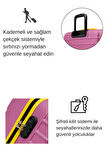 Büyük Boy Valiz 4x2 Teker Pembe 1168