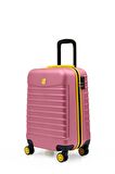 Kabin Boy Valiz 4x2 Teker Pembe 1168