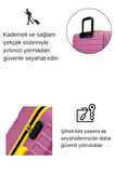2'li Valiz Seti Büyük Boy - Orta Boy Pembe 1168