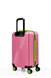 Kabin Boy Valiz 4x2 Teker Pembe 1169