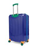 Kabin Boy %100 Polikarbon Valiz 4x2 Teker Lacivert 1089
