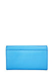 Grande Hakiki Deri Kadın Cüzdan Gök Mavi 2604