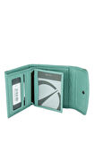 Grande Hakiki Deri Kadın Cüzdan Su Yeşili 2614
