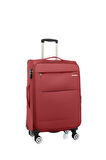 Orta Boy Lüx Kumaş Valiz Bordo 2082
