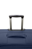 Orta Boy Lüx Kumaş Valiz Lacivert 2082