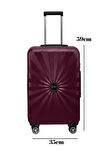 Kabin Boy %100 Polikarbon Valiz 4x2 Teker Bordo 1809