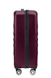 Orta Boy %100 Polikarbon Valiz 4x2 Teker Bordo 1809