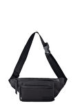 Unisex Siyah Bel Ve Omuz Çantası Siyah 8080