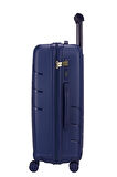 U.S. Polo Assn. Polipropilen Kırılmaz 2'li Valiz Seti Büyük ve Kabin Boy Lacivert 24053