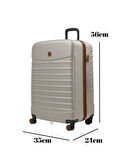 Kabin Boy Valiz 4x2 Teker Vizon-Taba 1168