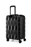 2'li Valiz Seti Büyük Boy - Kabin Boy Siyah-Siyah 1167-S