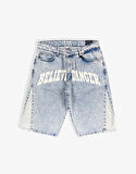 Believe Danger Oversized Kot Şort