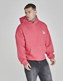 SikSilk Graphic Hoodie Pink Erkek Sweatshirt