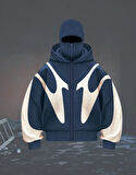 Premium Zip Designer Hoodie Mask Ceket