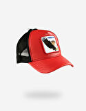 Goorin Bros Animal Farm Trucker Eagle Leather
