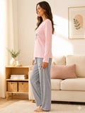 Kadın Pudra Pijama Takımı
