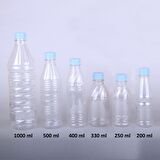 PET ŞİŞE 500 ML PLASTİK KİLİTLİ KAPAKLI 19,8 GR (** 10 ADET **) 1001 AMBALAJ