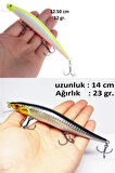 2 lİ Set Rapala Lures Yapay Balık Yemi Suni Yem BalıkYemi Maket Balık