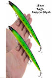 2 Adet 18cm 24gr.Rapala Lures  Balık Yemi Yapay Yem Suni Yem Maket Balık Jig Yem