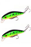 2 Adet 8.5 Gr.7cm Rapala Lures Yapay Suni YemTurna Levrek Alabalık Yemi JigYem