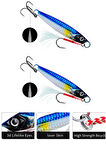 Jig Yem 2 Adet Rapala Lures Yapay Yem Suni yem 21Gr 7cm Lrf Spin Avı Yem Asist KancalıYem