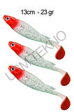 Silikon Balık Sasi Yem 3 Adet 13 cm 24gr  Rapala Lures Yapay Yem Turna Levrek Silikon Yem