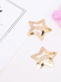 5'li Yıldızlı Sarı Çıtçıt Toka Gold Renk Metal Yıldız Toka 3 cm
