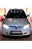 Honda Cıvıc Es7 Led Xenon Şimşek Uzun Far Ampulü Hb3 Zero