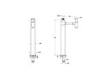 Artema A45161 Yerden Lavabo Sifonu (Uzun), Krom