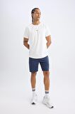 DeFactoFit Hızlı Kuruyan Slim Fit Dar Kesim Sporcu Standart Paça Şort V3030AZ25SPNV201