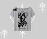 Kayık Yaka Tshirt Death Road Memento Mori Street Manifest