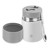 ZWILLING Thermo Yemek Kavanozu, 700 ml, paslanmaz çelik, Beyaz-Gri