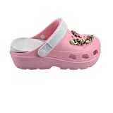 SİA ÇANTA TAŞLI SÜSLÜ KELEBEKLİ ZİNCİRLİ  A KALİTE YÜKSEK TOPUK  HAFİF RAHAT CROCS TERLİK