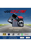 Oscar 2K QUAD HD Araç Yol Kayıt Cihazı Ön 2K Arka 1080P Wifi Uyumlu Araç Kamerası G-Sensörü Gece Görüşlü Kamera