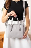 El Cantasi KADIN EL VE OMUZ CANTASI YENI SEZON EBAT: BOY 18 CM EN 25 CM GRI Just Polo JPM2203