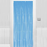 Soft Açık Mavi Renk Duvar ve Kapı Perdesi 100x220 cm (3984)