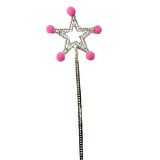 Pembe Ponponlu Yıldız Peri Asası 1 Adet (3984)