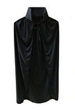 Sİyah Yakalı Pelerin - Vampir Pelerin - Dracula Pelerin 90 cm (3984)