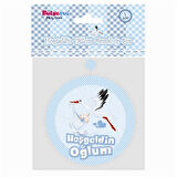 Hoşgeldin Oğlum Yazılı Baby Shower Partisi Asmalı İp Süs 3 Adet (3984)